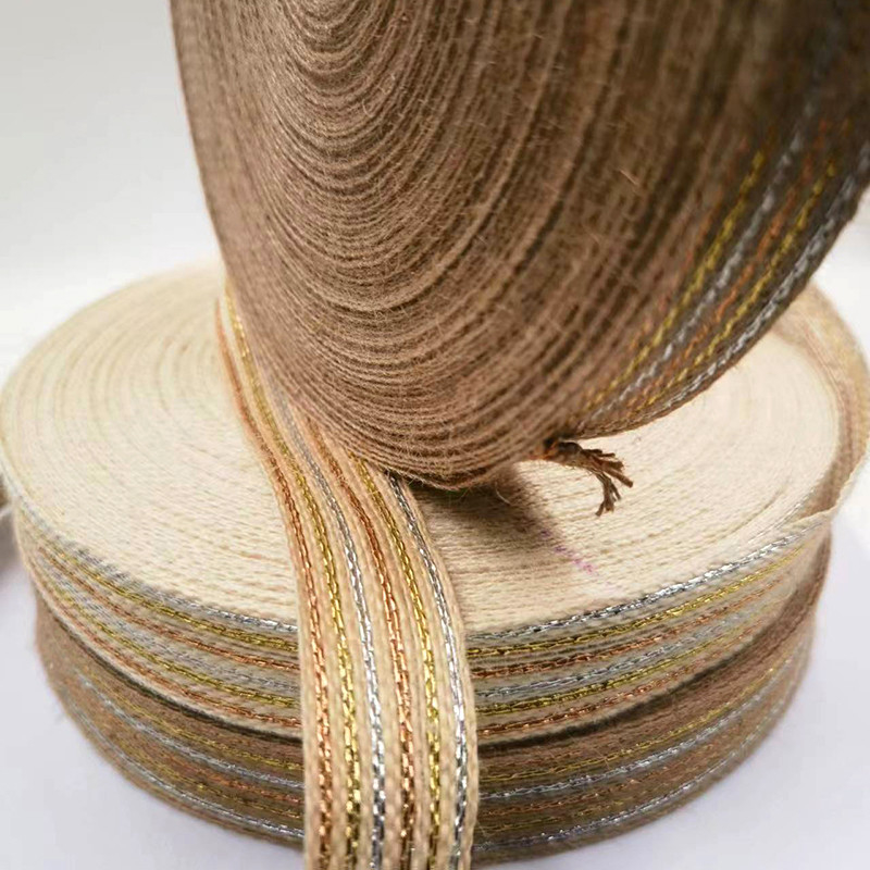 Nastro di giuta Linea di pesca ecologica 50% Giuta 15% Poliestere 35% Materiale PE per sacchetti