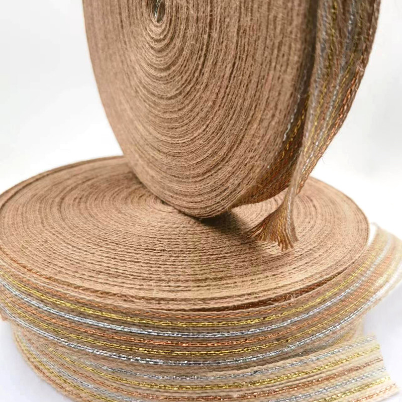 Nastro di giuta Linea di pesca ecologica 50% Giuta 15% Poliestere 35% Materiale PE per sacchetti