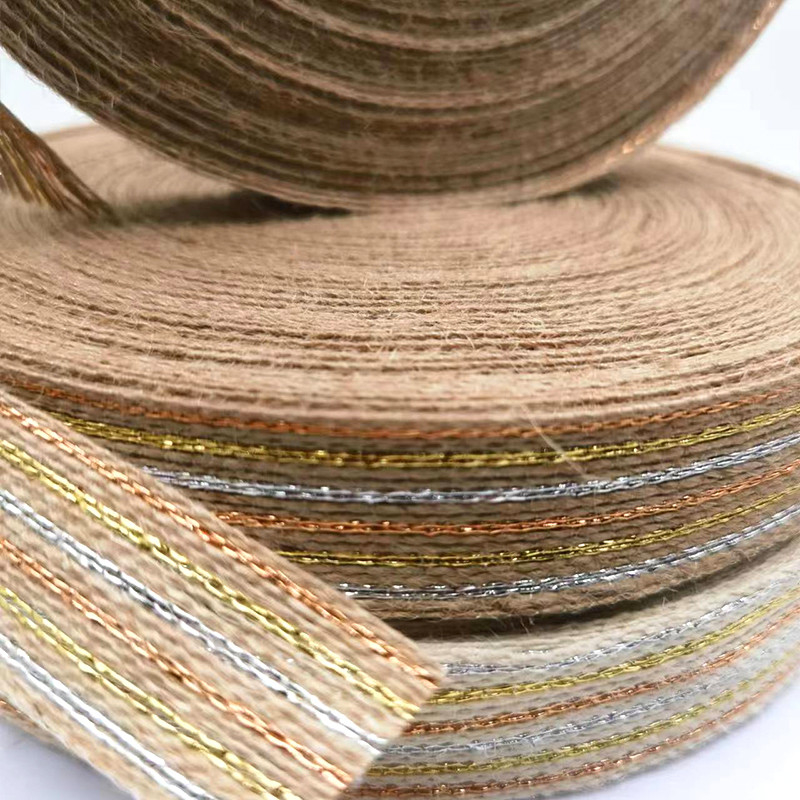 Nastro di giuta Linea di pesca ecologica 50% Giuta 15% Poliestere 35% Materiale PE per sacchetti