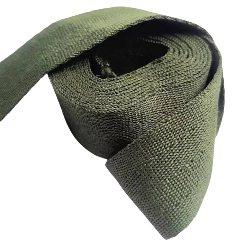 Dimensioni personalizzabili Eco-friendly Pure Polyester Herringbone Webbing per resistenza all'usura