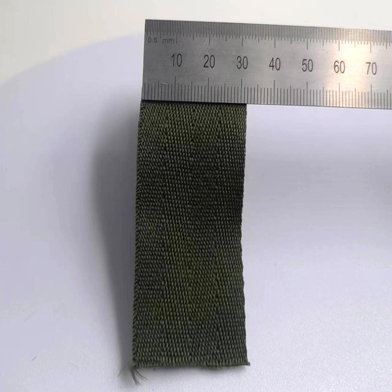 Dimensioni personalizzabili Eco-friendly Pure Polyester Herringbone Webbing per resistenza all'usura