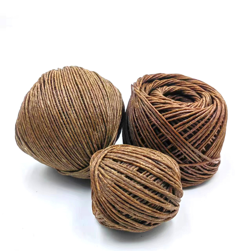 Artigianato fai-da-te ecologico, corda di giuta di 2 mm sostenibile con 100% di canapa e cera d'api