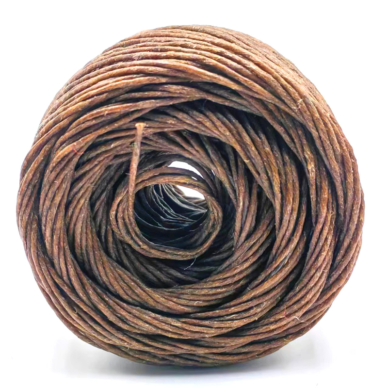 Artigianato fai-da-te ecologico, corda di giuta di 2 mm sostenibile con 100% di canapa e cera d'api