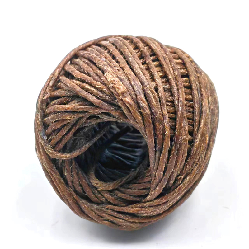 Artigianato fai-da-te ecologico, corda di giuta di 2 mm sostenibile con 100% di canapa e cera d'api