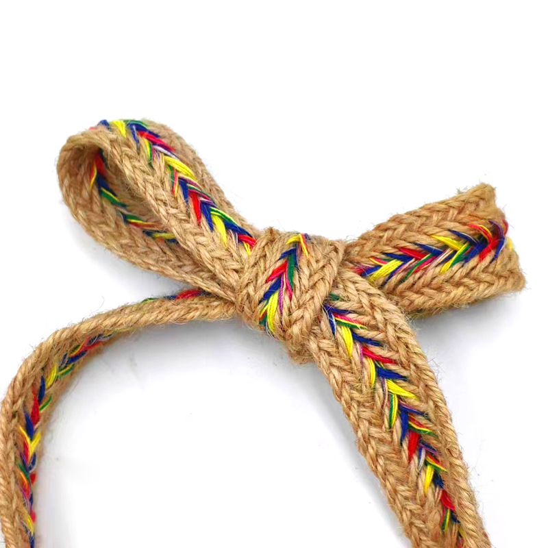 2.5cm Larghezza Naturale di Giute Fibra di Pizzo di Giute Torto per artigianato