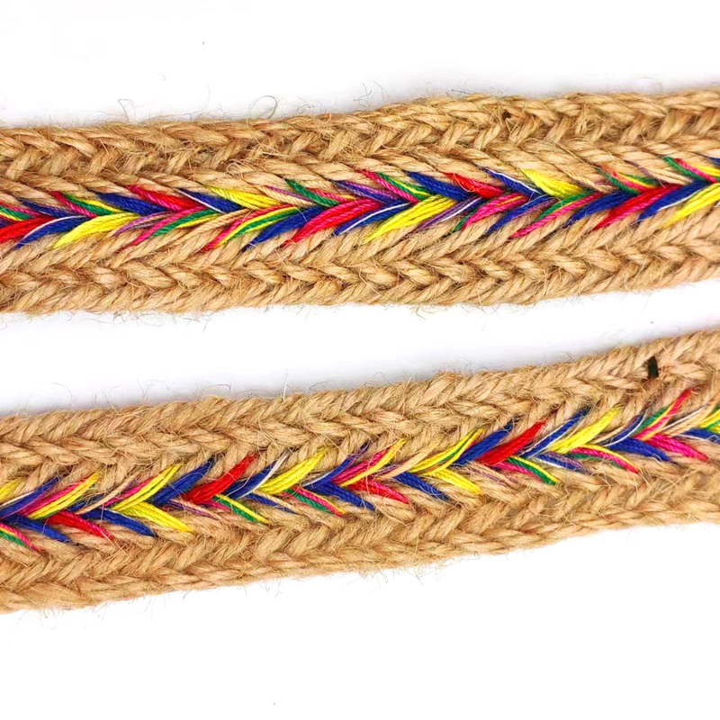 2.5cm Larghezza Naturale di Giute Fibra di Pizzo di Giute Torto per artigianato