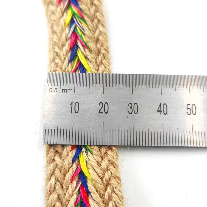 2.5cm Larghezza Naturale di Giute Fibra di Pizzo di Giute Torto per artigianato
