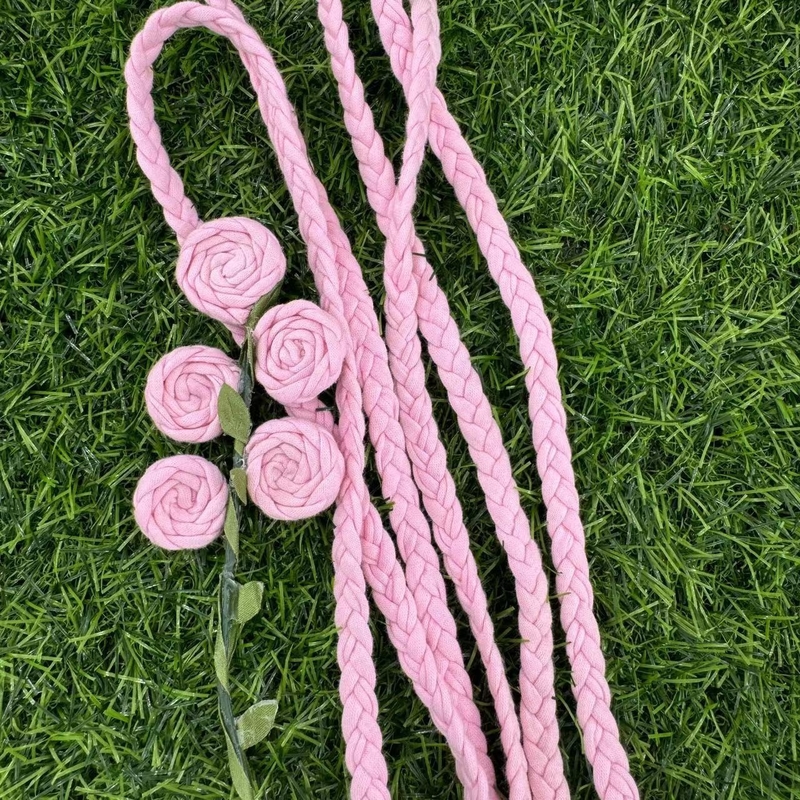 Calzature e cappelli a corda di cotone colorato a tre fili