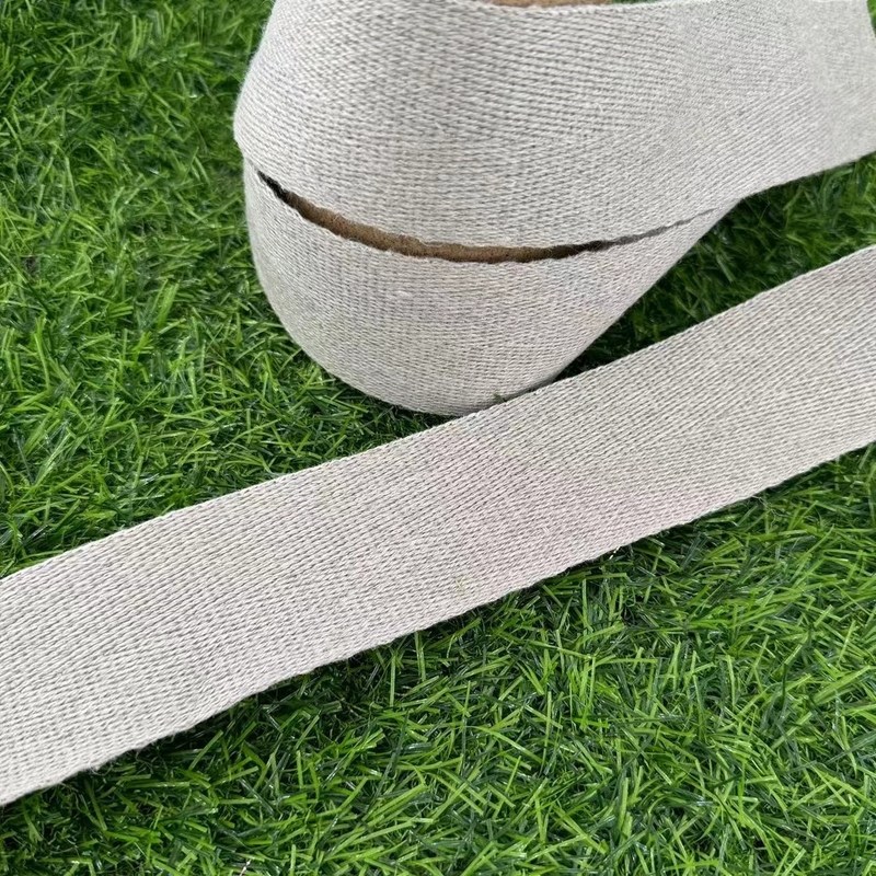 Stripi per tessitura a base di canapa vantaggio sostenibile con modello di aringhe e tessuto ecologico
