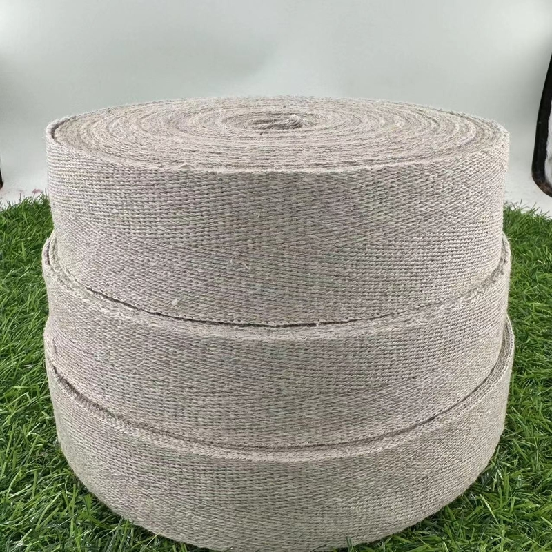 Stripi per tessitura a base di canapa vantaggio sostenibile con modello di aringhe e tessuto ecologico
