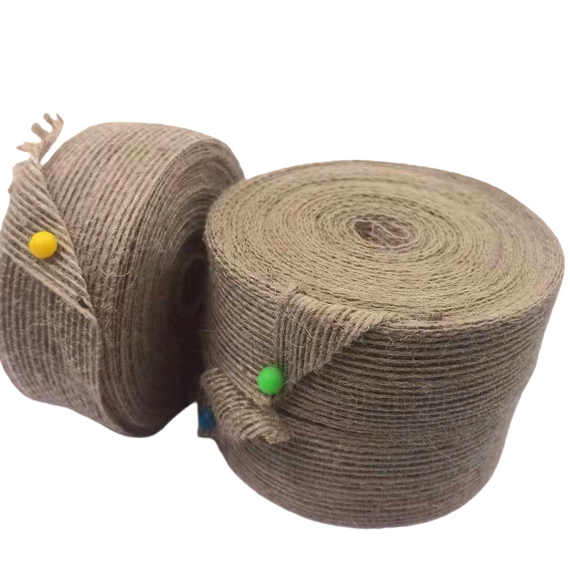 3cm di tessuto di giuta naturale nastro regalo di nozze Decorazione nastro filato linea da pesca
