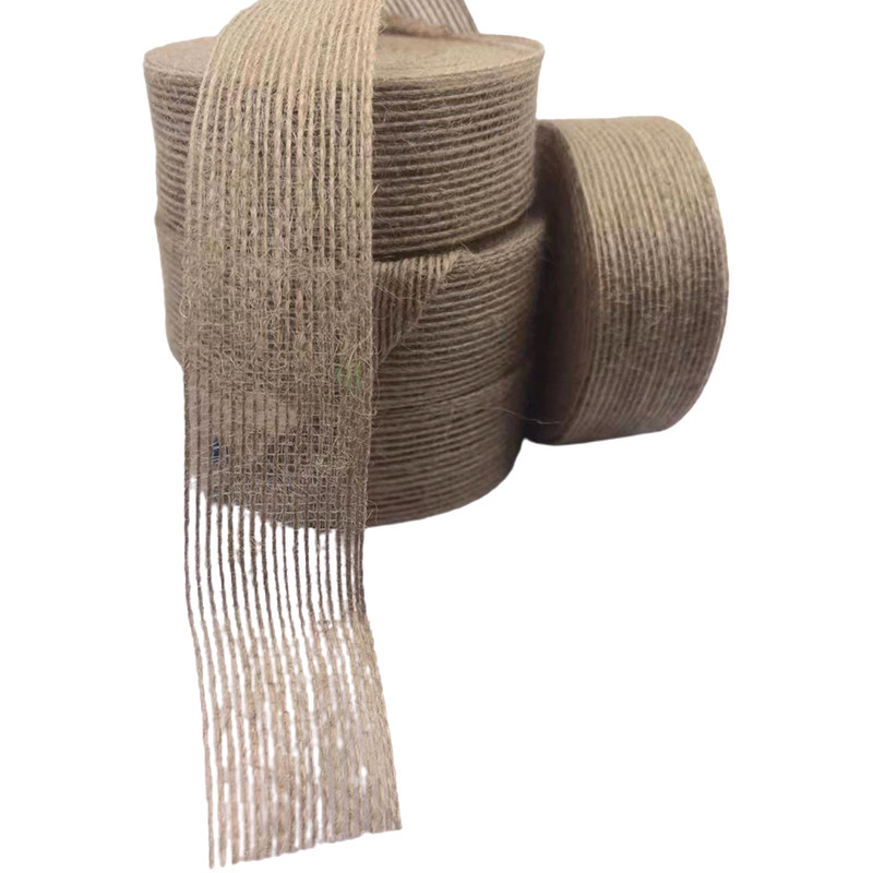 3cm di tessuto di giuta naturale nastro regalo di nozze Decorazione nastro filato linea da pesca
