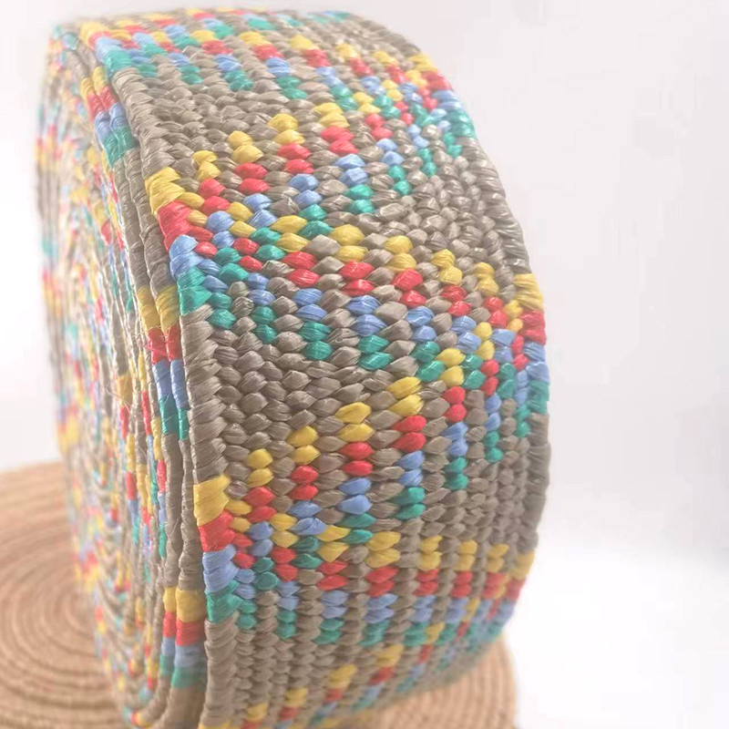 65% di paglia 35 % di lattice intrecciato di paglia elastica di nastro intrecciato di paglia elastico per scarpe