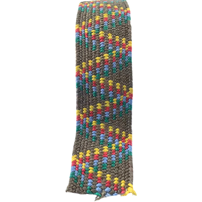 Sostenibile colore personalizzato seta erba cintura elastica intrecciata 2 mm spessore cinghia di telaio rollo 6 cm largo