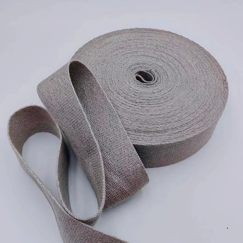 2024 Molteplici specificazioni Sostenibile Piano Webbing per borsa Colori personalizzati Lino