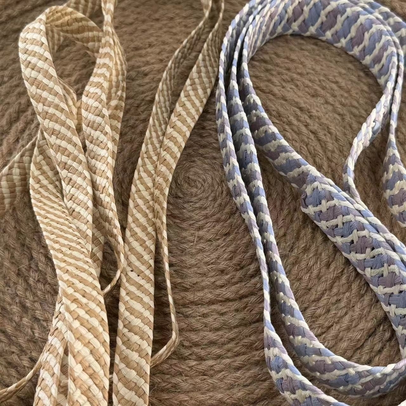 Decorazioni per regali con nastri di carta colorati sostenibili e convenienti per i tessuti domestici