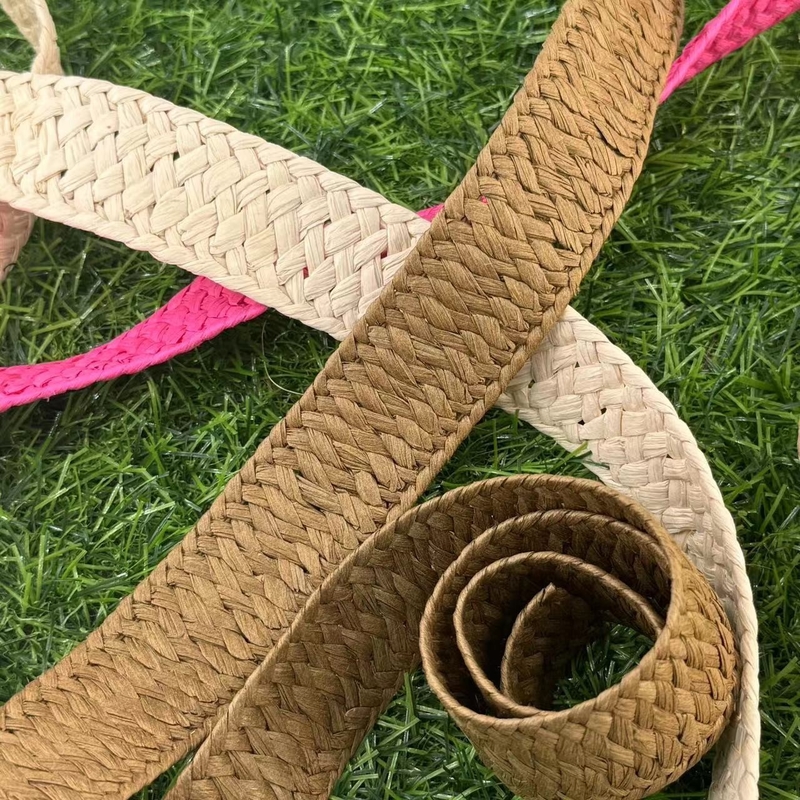 Decorazioni per regali con nastri di carta colorati sostenibili e convenienti per i tessuti domestici