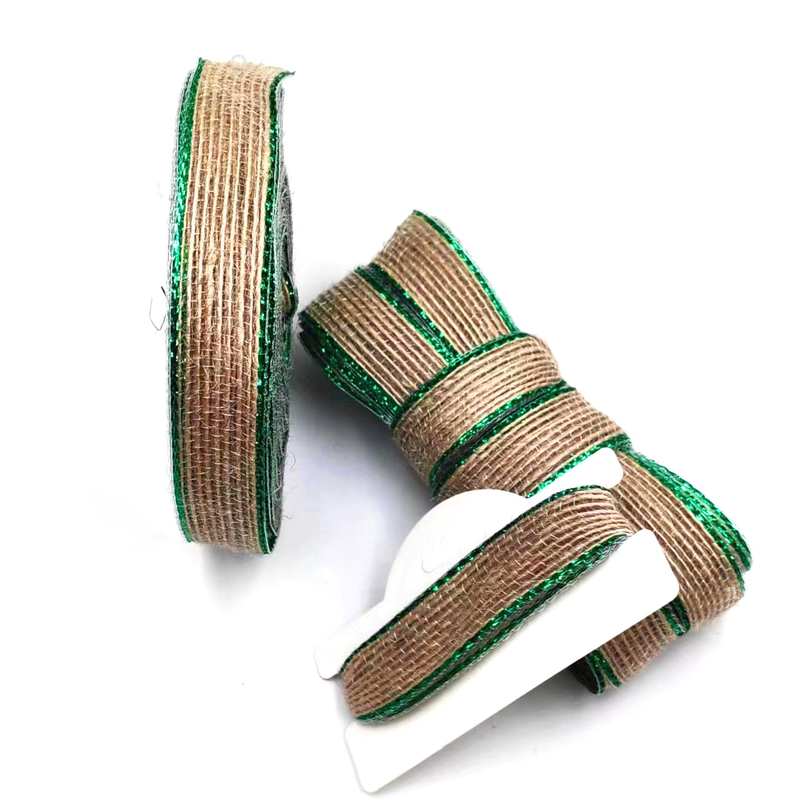 Colori di pesce tritato Rulli di canapa per scarpe 80% di giuta 20% di poliestere Arco decorativo fai da te
