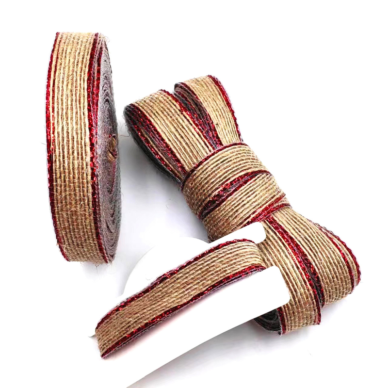 Colori di pesce tritato Rulli di canapa per scarpe 80% di giuta 20% di poliestere Arco decorativo fai da te