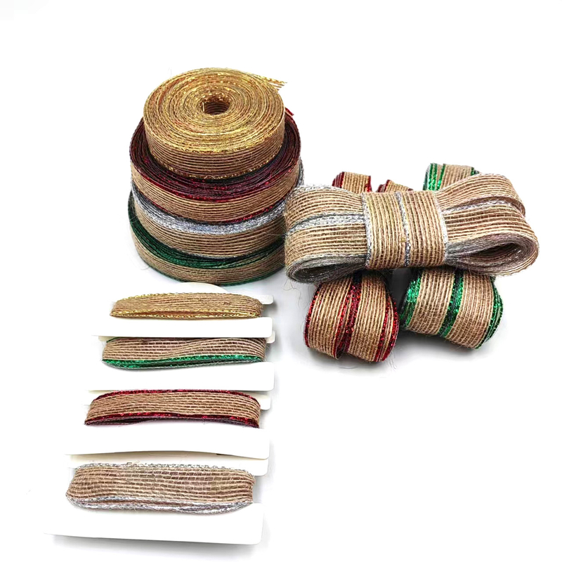 Colori di pesce tritato Rulli di canapa per scarpe 80% di giuta 20% di poliestere Arco decorativo fai da te