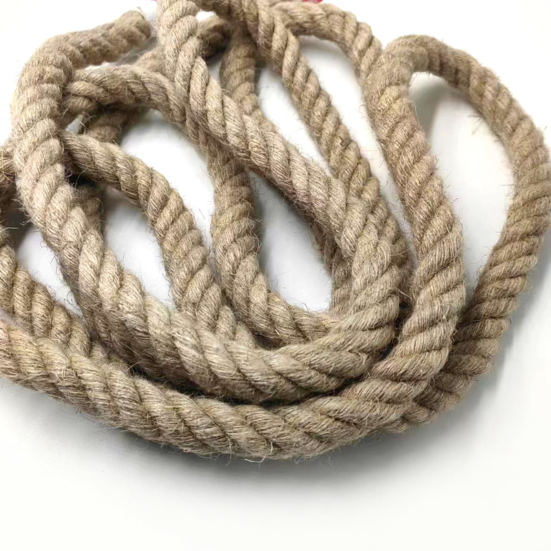 20 mm corda di giuta intrecciata corda torciata corda di canapa corda per artigianato paesaggio decorativo fatta a mano