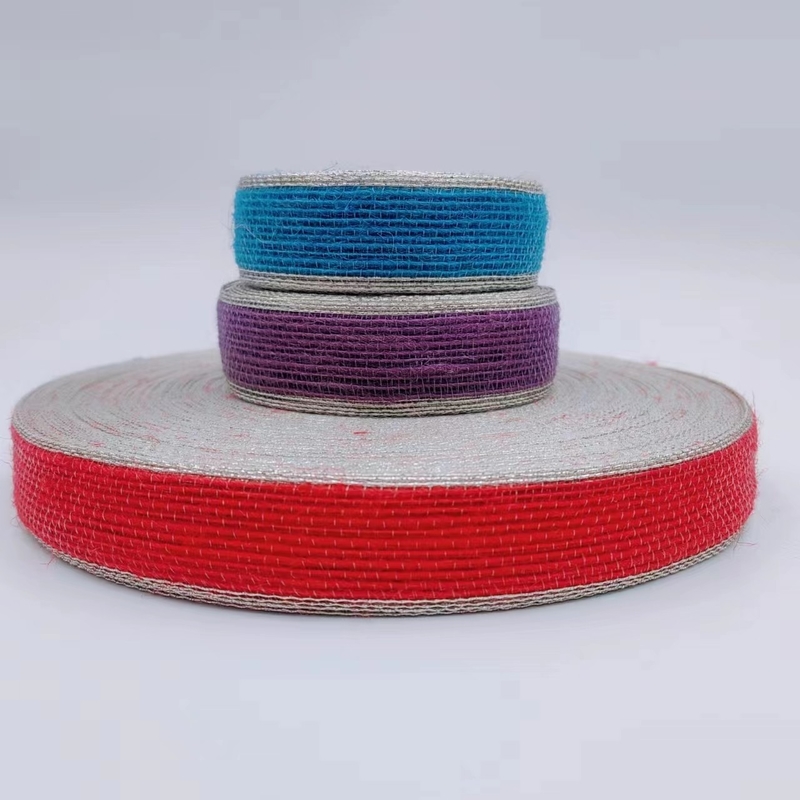 Lenza da pesca Phnom Penh dorata, confezione regalo color iuta, nastro decorativo con cinturino in tessitura