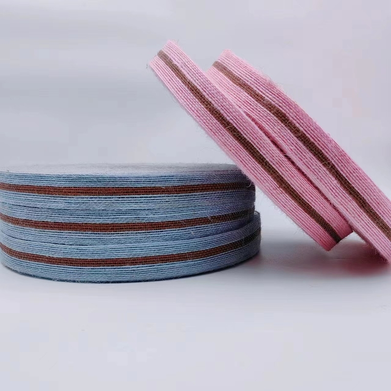 Tela di nastro di giuta di dimensioni personalizzate da 3 cm per imballaggi di regali colorati sostenibili