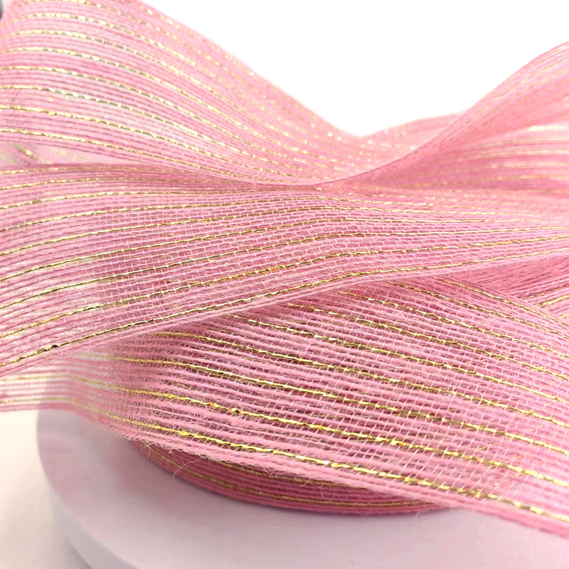 Rubinetto di giuta rosa giuta per imballaggio regalo Decorazione natalizia matrimonio 2,6 pollici