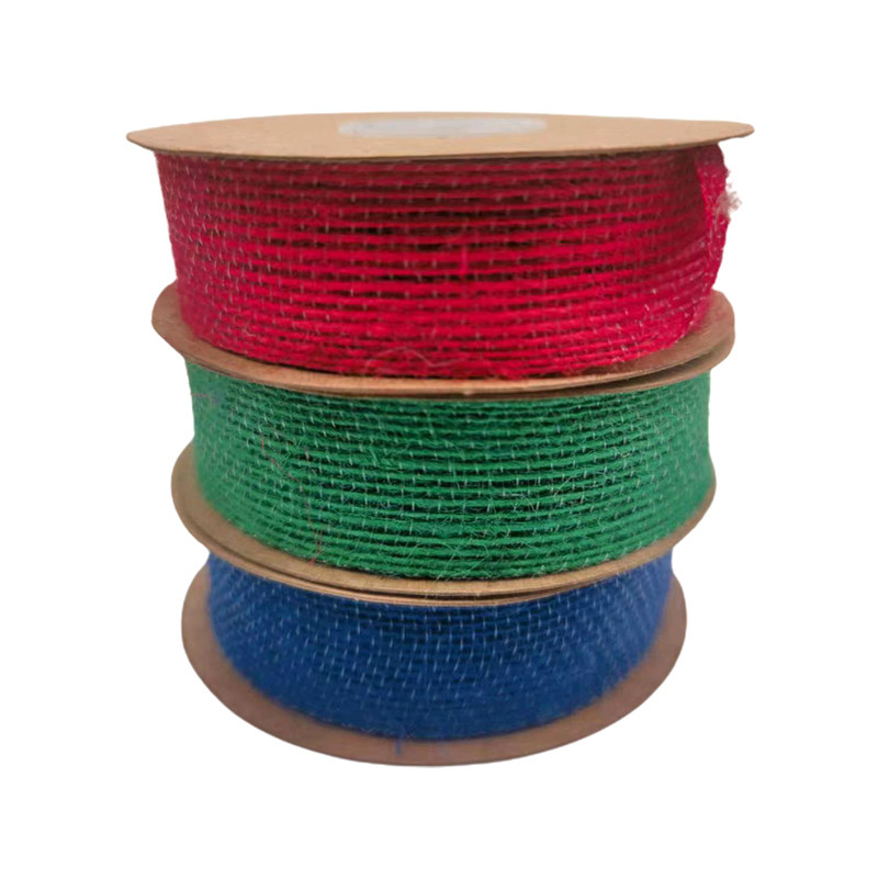 1 mm di spessore Red Green Blue Belt Roller Nylon Jute Ribbon Webbing For Bag Strap