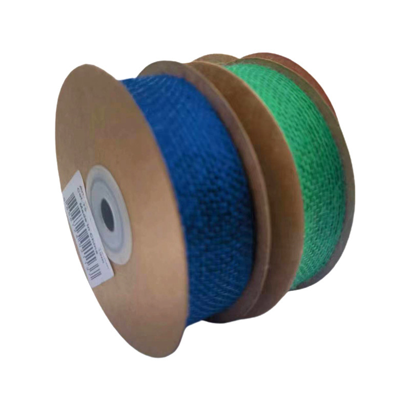 1 mm di spessore Red Green Blue Belt Roller Nylon Jute Ribbon Webbing For Bag Strap