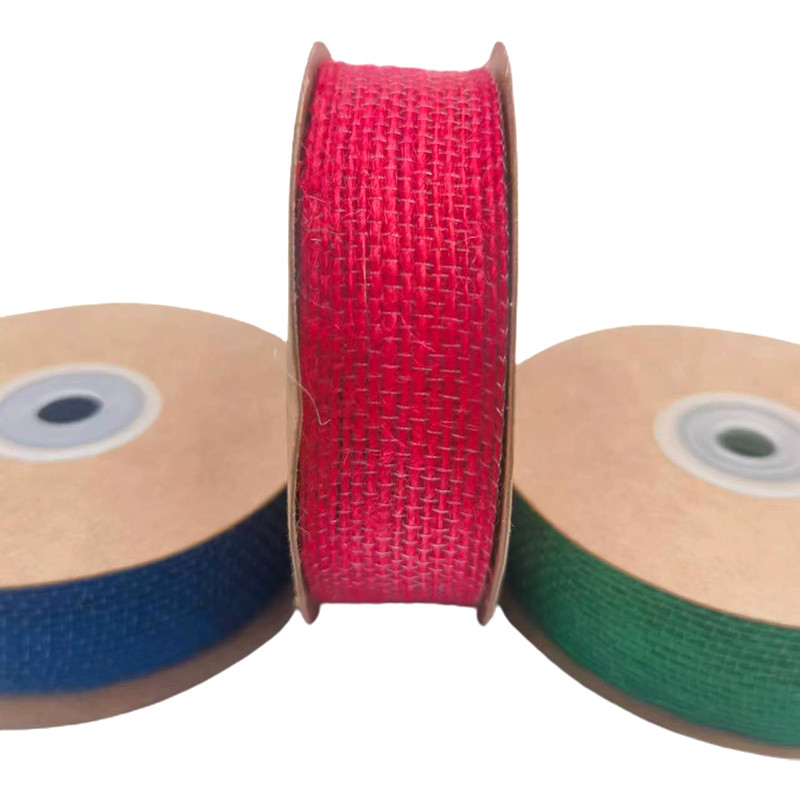 1 mm di spessore Red Green Blue Belt Roller Nylon Jute Ribbon Webbing For Bag Strap