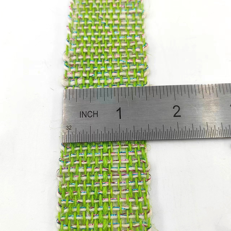 Squisito Deco Verde Webbing 100% Giuta 1,5 pollici Giuta Nastro per Webbing e imballaggio