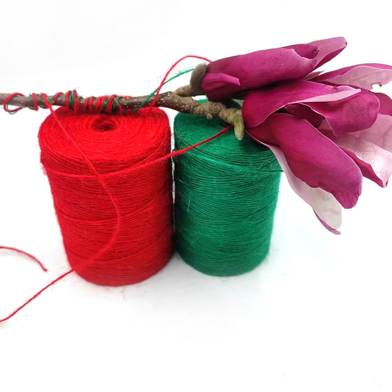 1 mm Colore Giute Twine Roll Durable Giute String Rope per Cartone Imballaggio Regalo