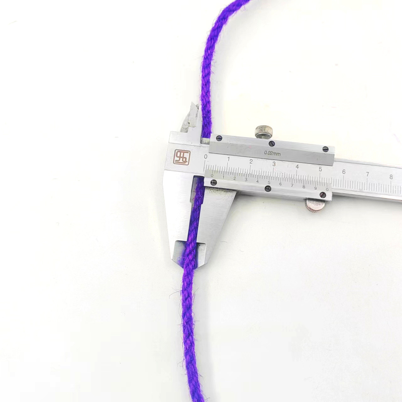 4.5mm Viola di giuta artigianale Rollo di corda di giuta torciata Twine di canapa String per imballaggio regalo