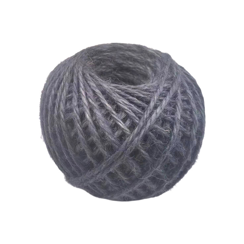 Filato di giuta colorato, corda a sfera intrecciata, classico, pettinato, mercerizzato, di seta, corda di giuta per scarpe