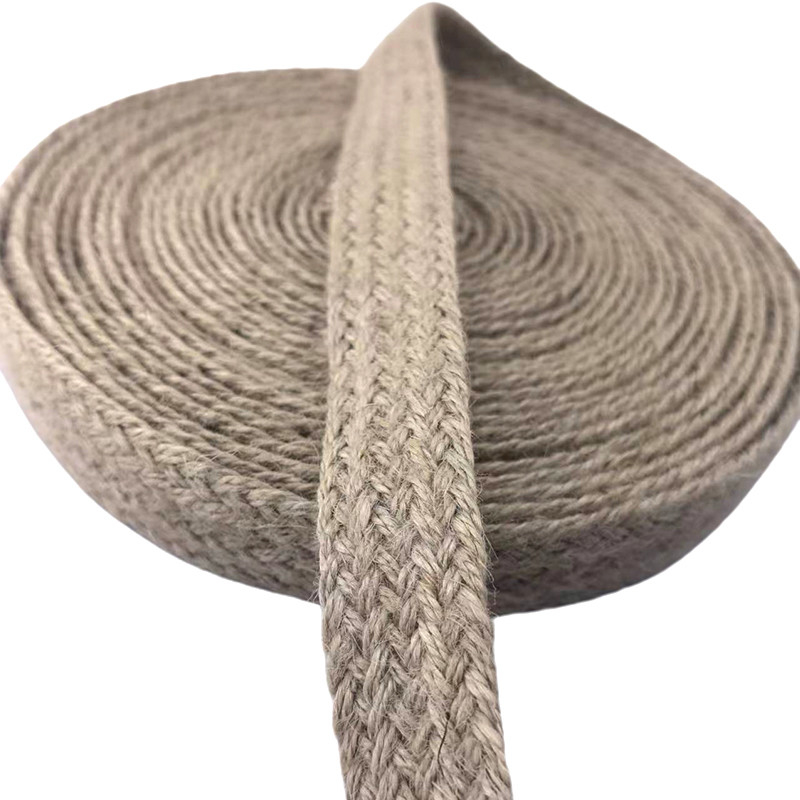 Dimensione personalizzata 17 cintura di giuta intrecciata biodegradabile Eco naturale cintura di telaio da 2,5 cm in colori