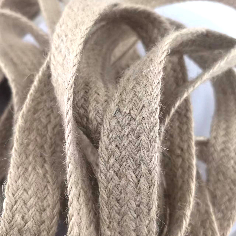 Dimensione personalizzata 17 cintura di giuta intrecciata biodegradabile Eco naturale cintura di telaio da 2,5 cm in colori