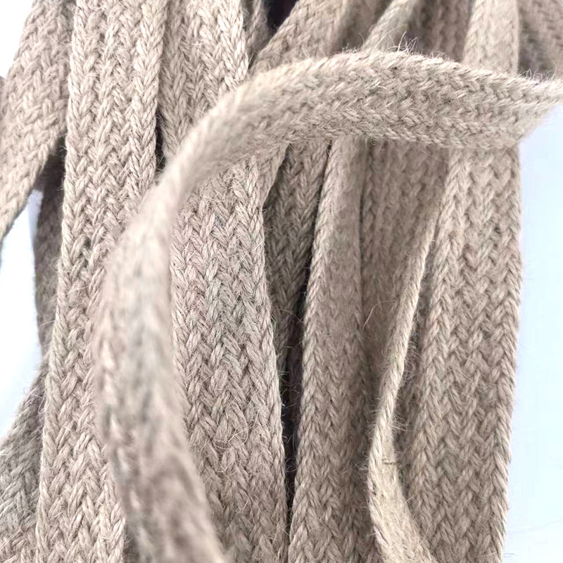 Dimensione personalizzata 17 cintura di giuta intrecciata biodegradabile Eco naturale cintura di telaio da 2,5 cm in colori