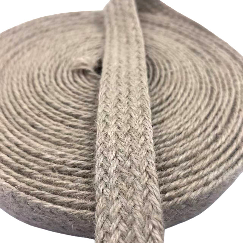 Dimensione personalizzata 17 cintura di giuta intrecciata biodegradabile Eco naturale cintura di telaio da 2,5 cm in colori