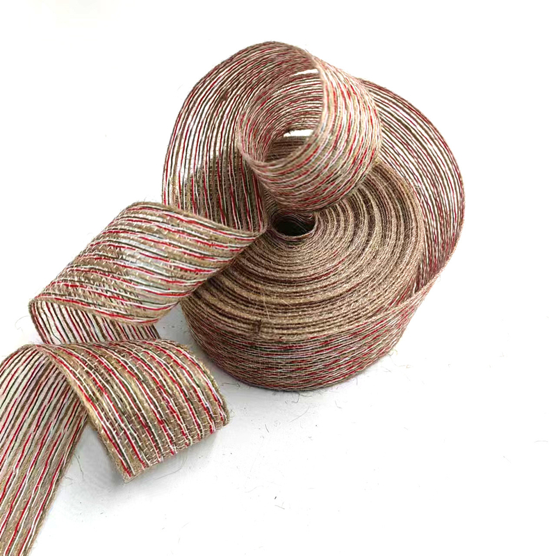 Telaio Diy Decorative Bow Natale Manifattura Righe da pesca confezionamento Canapa Righe da pesca Nastro