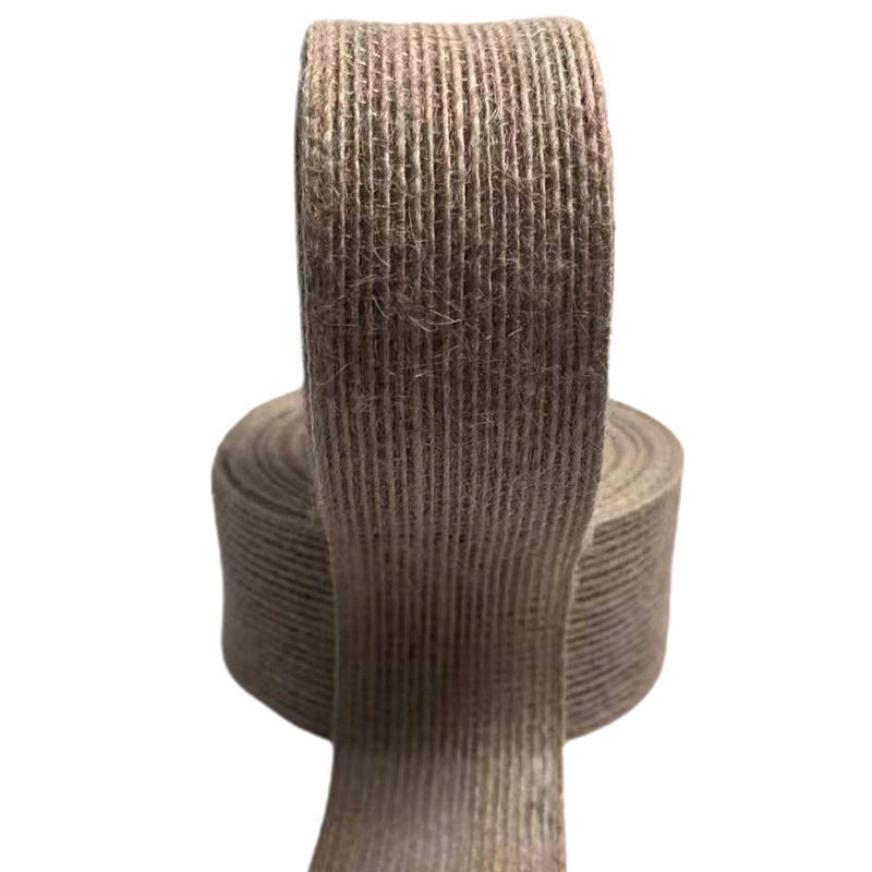 80% di giuta 20% di nastro di poliestere 10*10*4cm per la decorazione sostenibile e dei regali