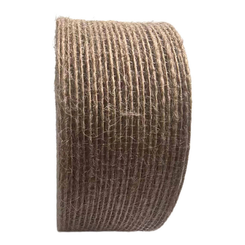 80% di giuta 20% di nastro di poliestere 10*10*4cm per la decorazione sostenibile e dei regali