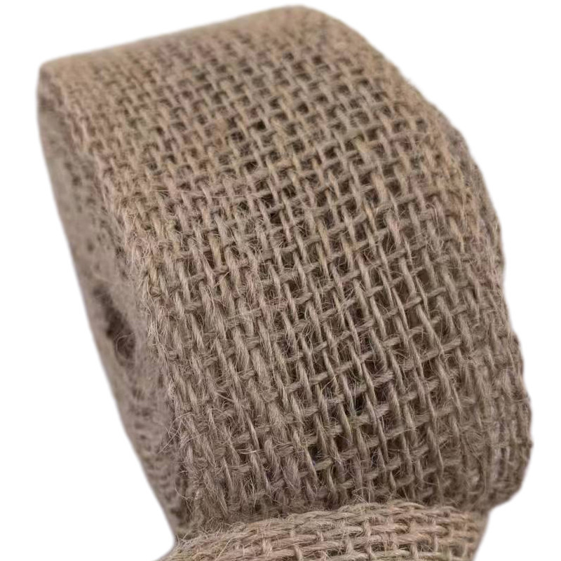 Accessori di abbigliamento 100% di iuta sostenibile cintura di telaio di giuta per il 2024