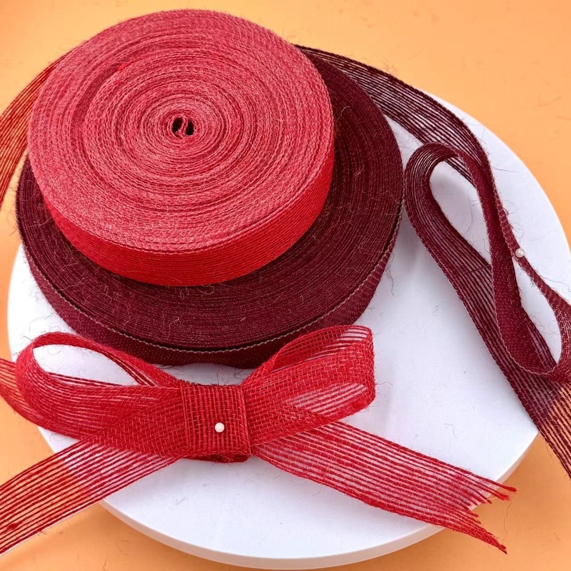 Nastro di pesca di iuta per la decorazione domestica di Natale Decora la tua casa