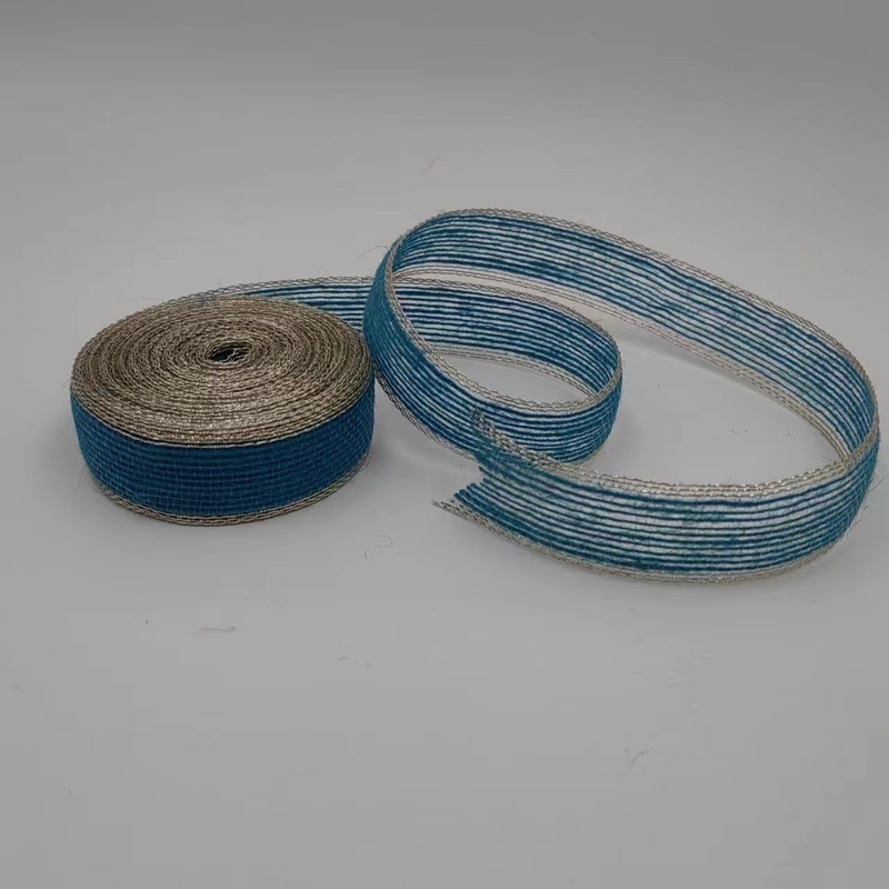 Nastro da pesca a bordo colorato nastro di giuta nastro di tenda gancio nastro di tessuto per cintura di borsa