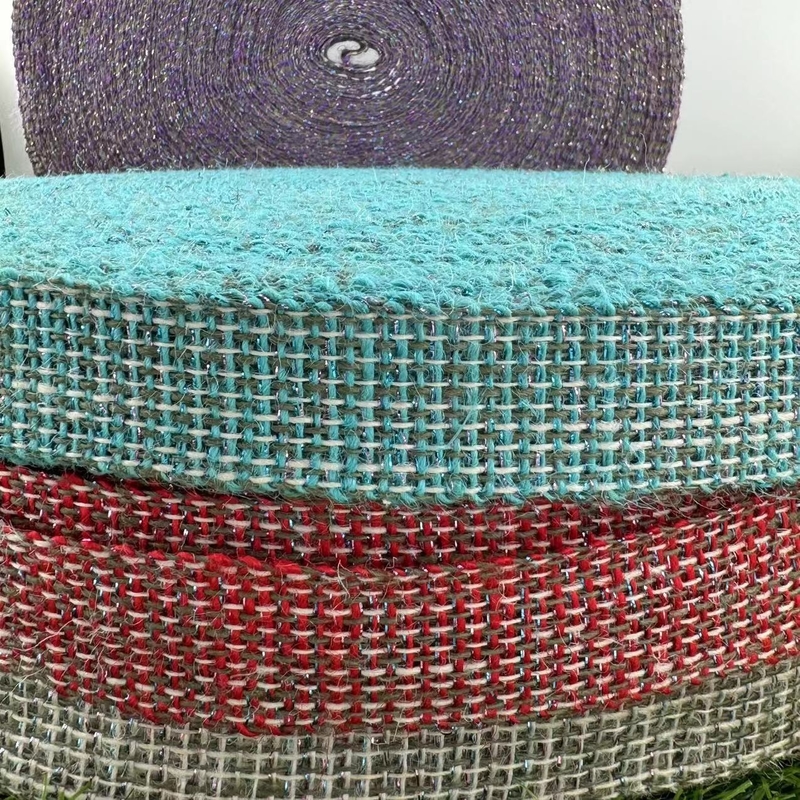 Nastro color giuta ecologico per la decorazione domestica 30 anni di esperienza Larghezza personalizzabile