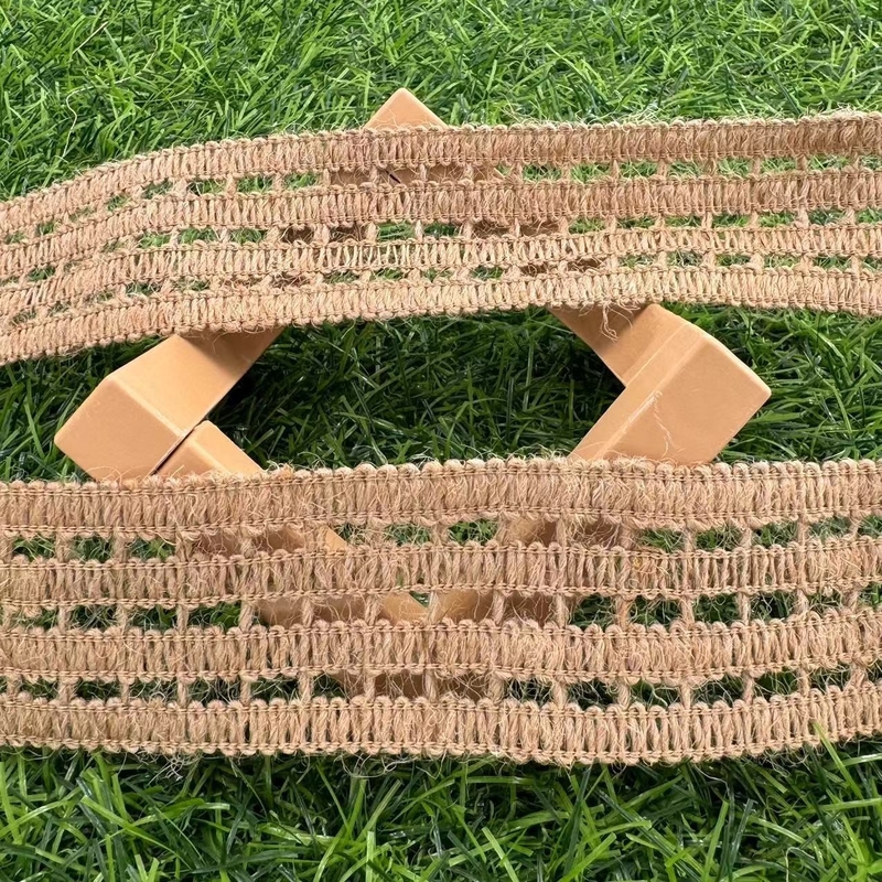70% di giuta 30% di poliestere Nastro decorativo ecologico per la produzione di giuta degradabile