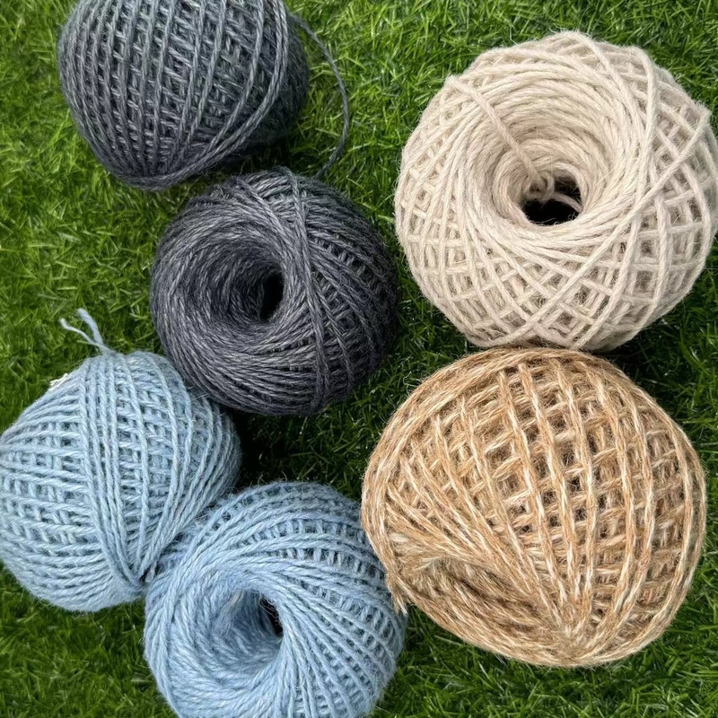 Corde di giuta di colore naturale puro Protezione e decorazione per regali ecologici personalizzati