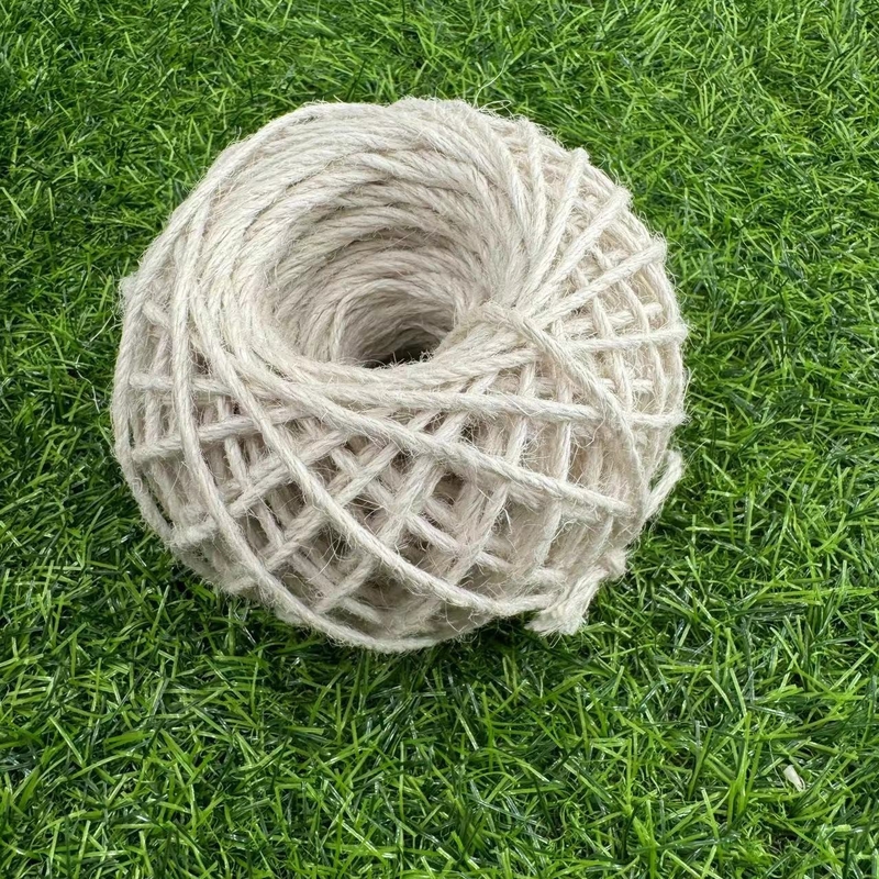 Corde di giuta di colore naturale puro Protezione e decorazione per regali ecologici personalizzati