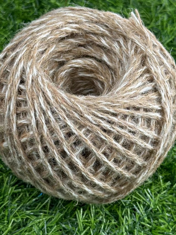 Corde di giuta di colore naturale puro Protezione e decorazione per regali ecologici personalizzati